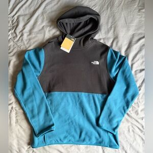 The North Face Glacier Pull-Over Fleece Hoody - Midnight Petrol